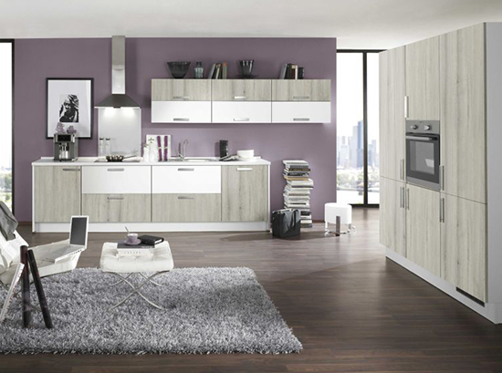 Küche neutrale Farben im Raum 04639 Ponitz
